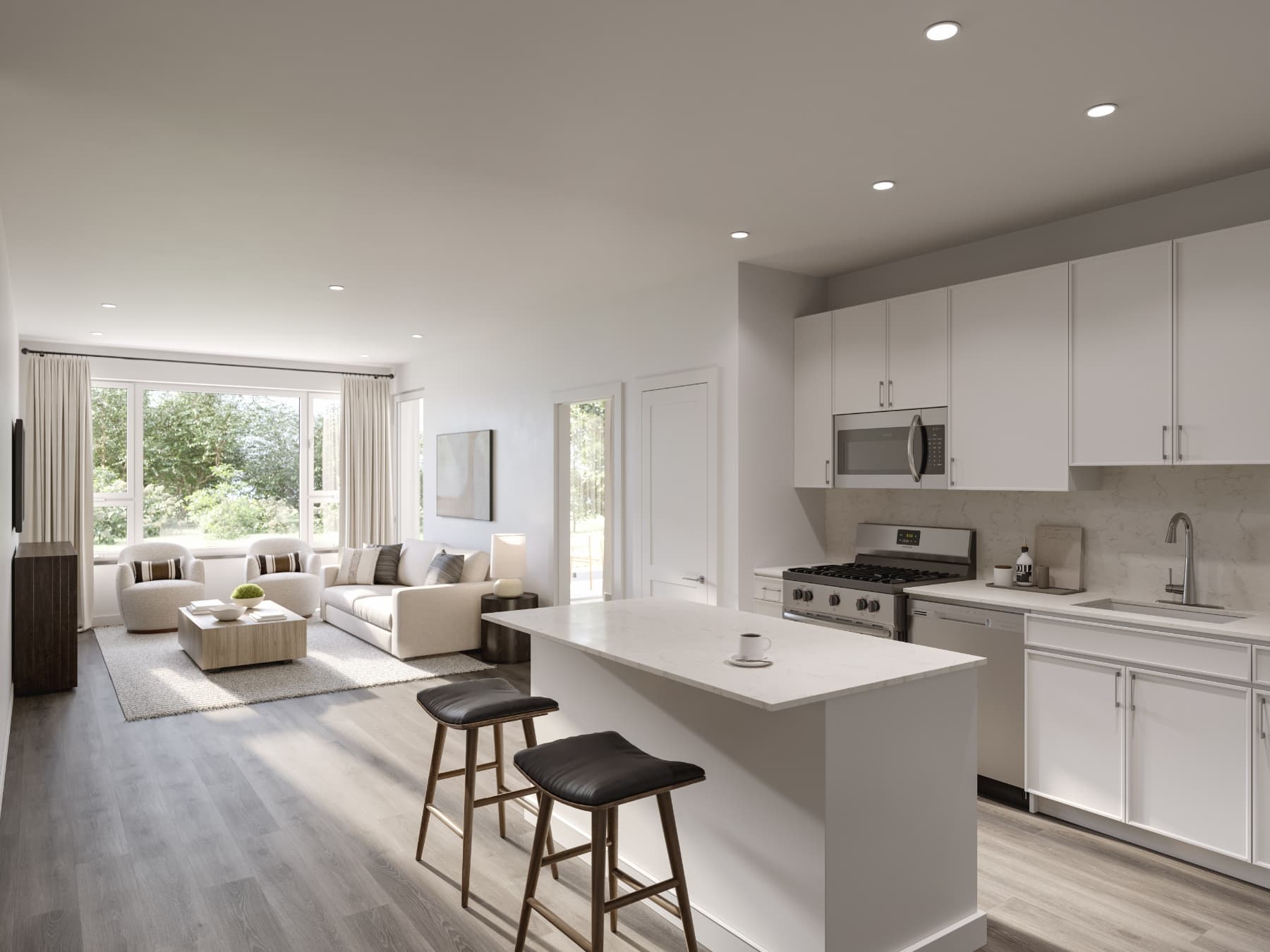 Luxury Glass And Steel Penthouse Rentals In New Hanover County